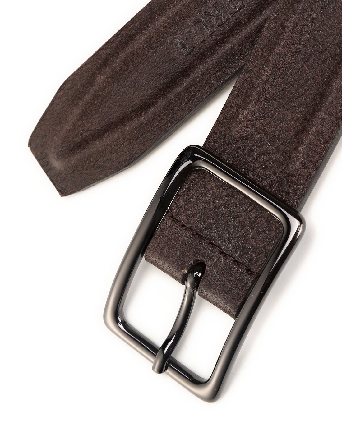 杜鲁萨迪trussardi旗下男女男款深啡色复古个性皮带t72ec004j338w