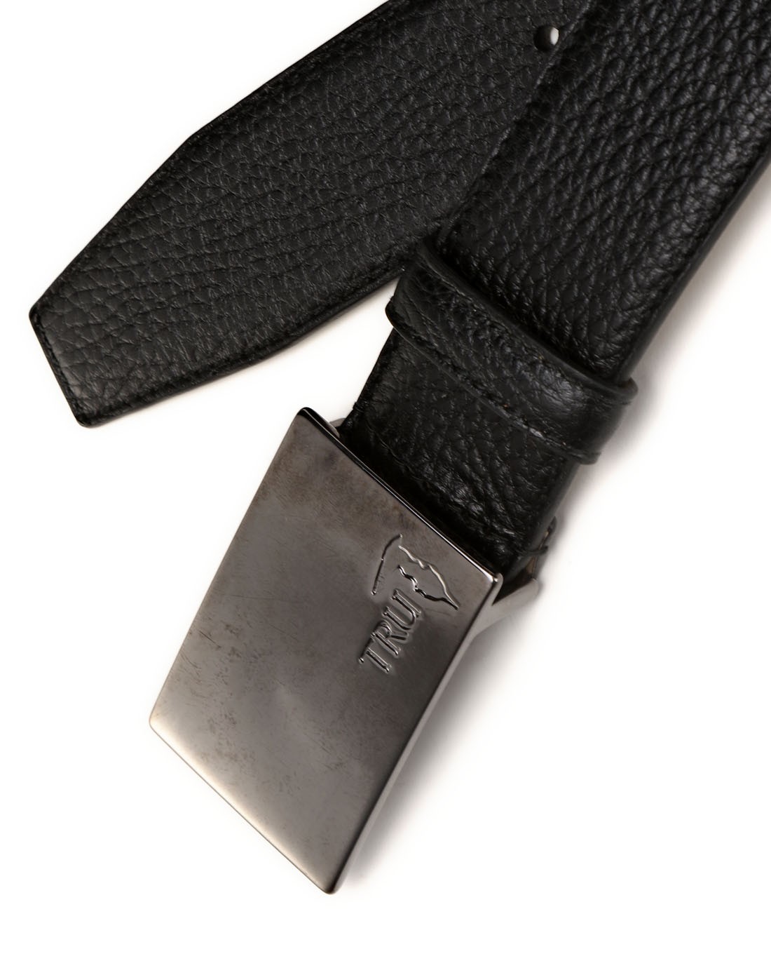 杜鲁萨迪trussardi旗下男女男款黑色经典都市百搭皮带t72ec005j280w