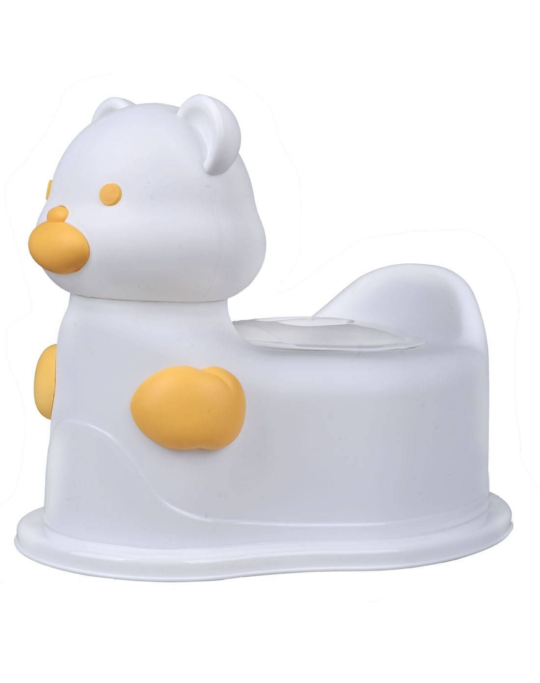 0-3岁婴幼儿放心玩具专场直发货【新款】白橘色小熊坐便器a40009138