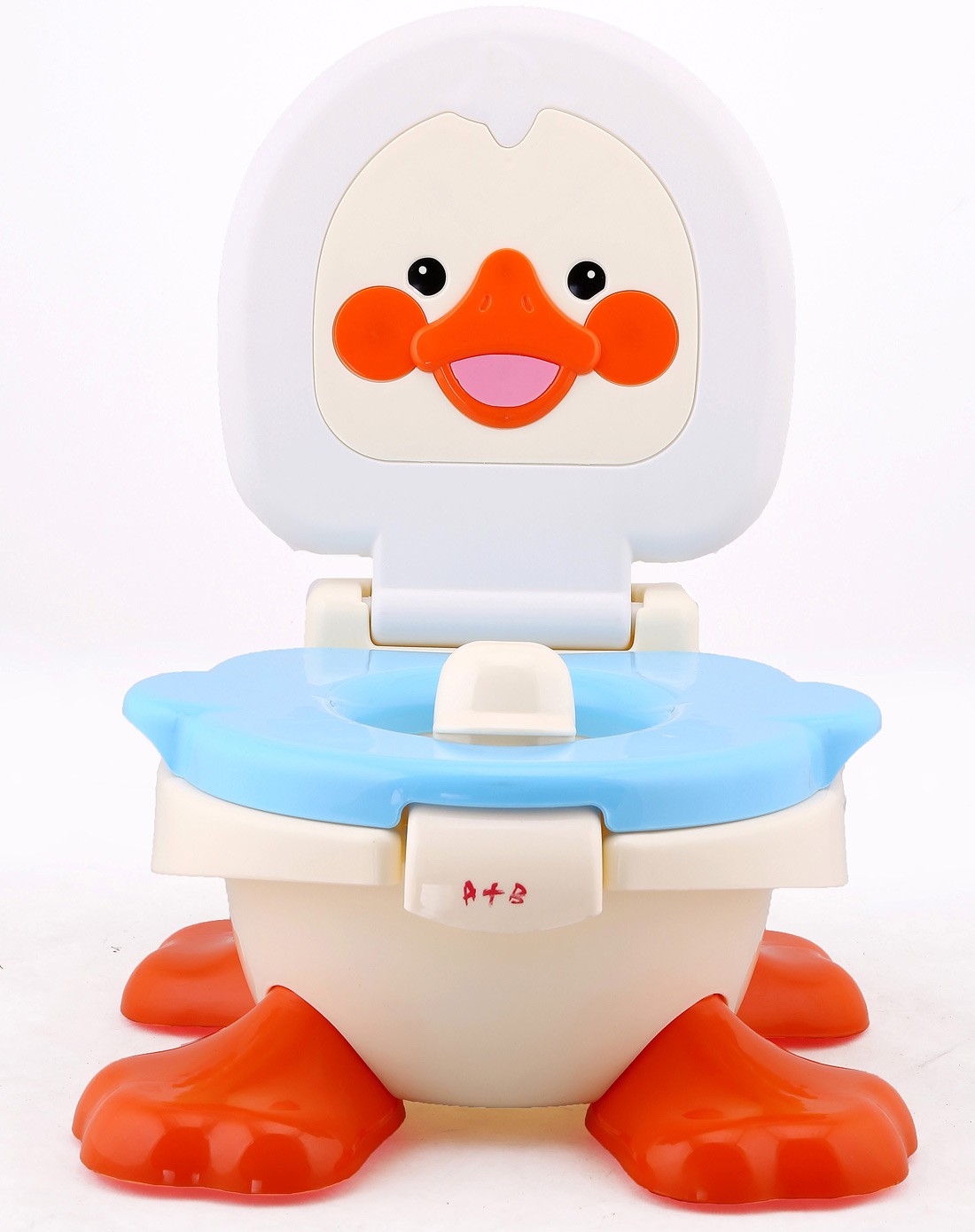 精选环保婴幼儿玩具专场直发货【新品】蓝红鸭子坐便器a40009184_唯品