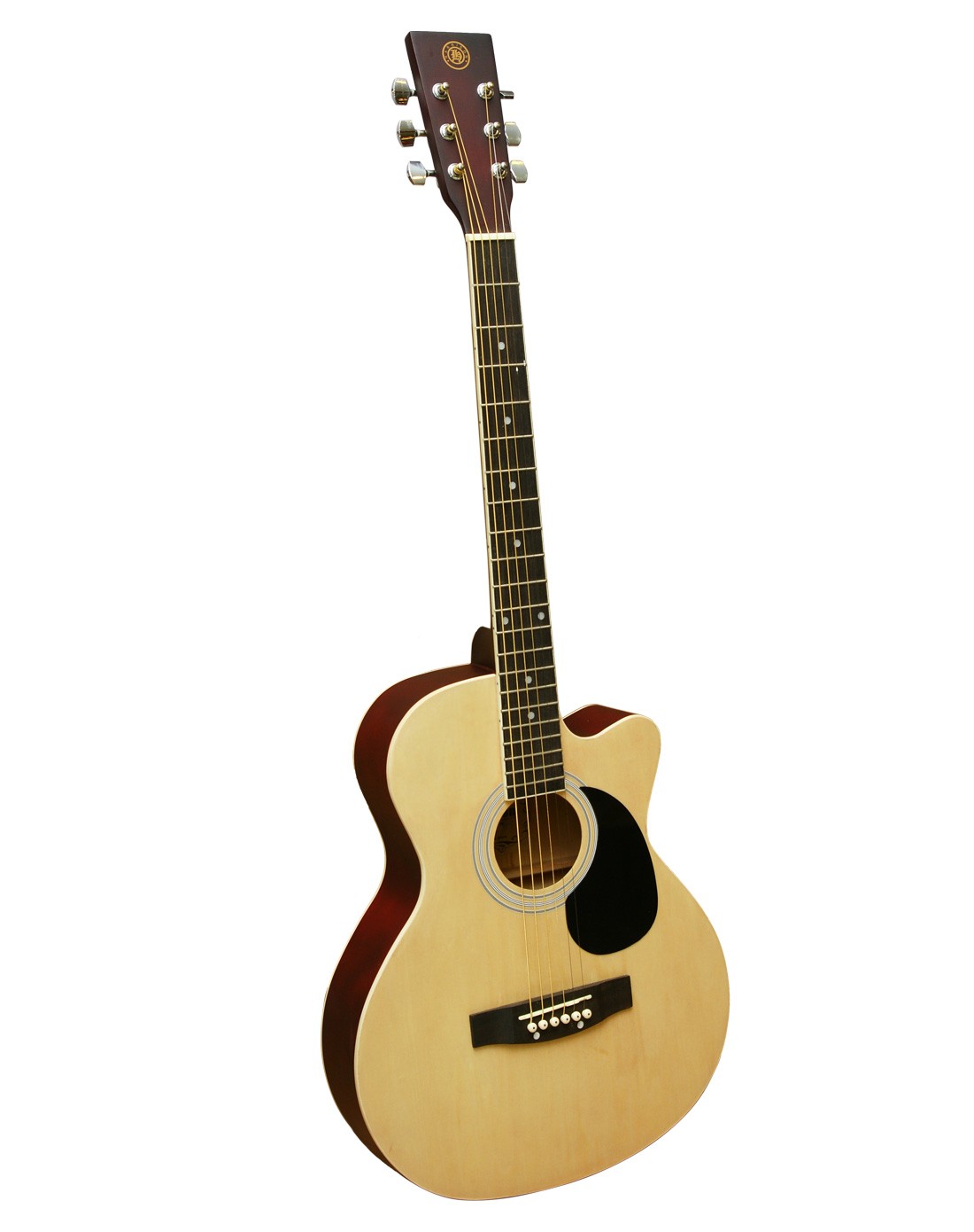 大同琴行乐器专场直发货哈利臣a391民谣吉他(原木色亮光)a391-ng_唯品