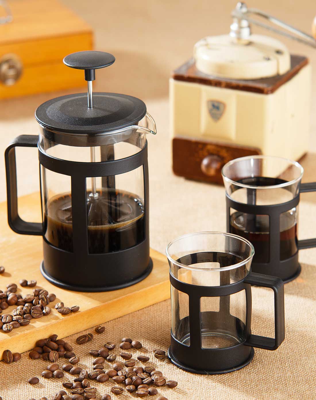 法式冲茶器套装1 2(850ml 200ml)