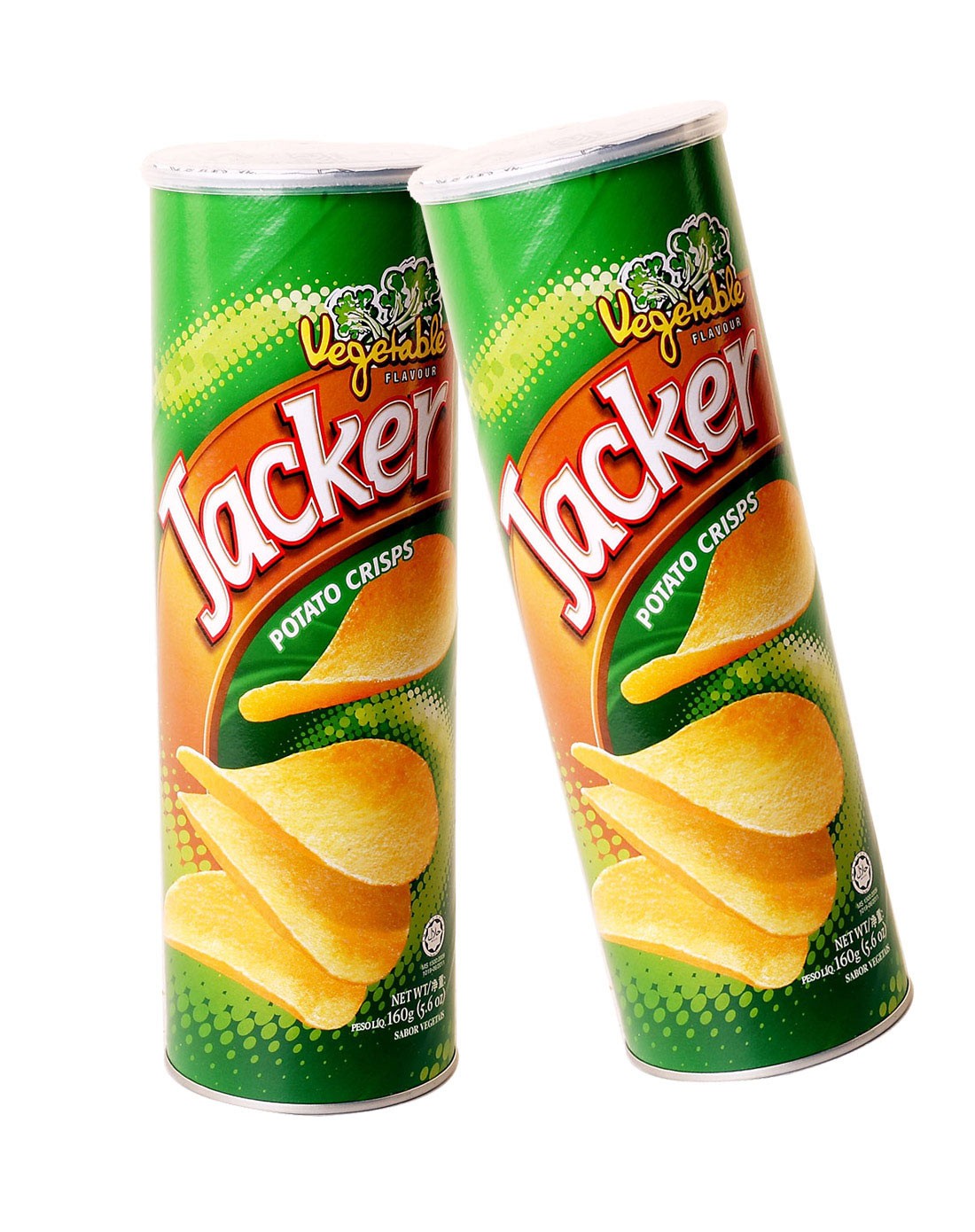 马来西亚 杰克薯片蔬菜味160g*3