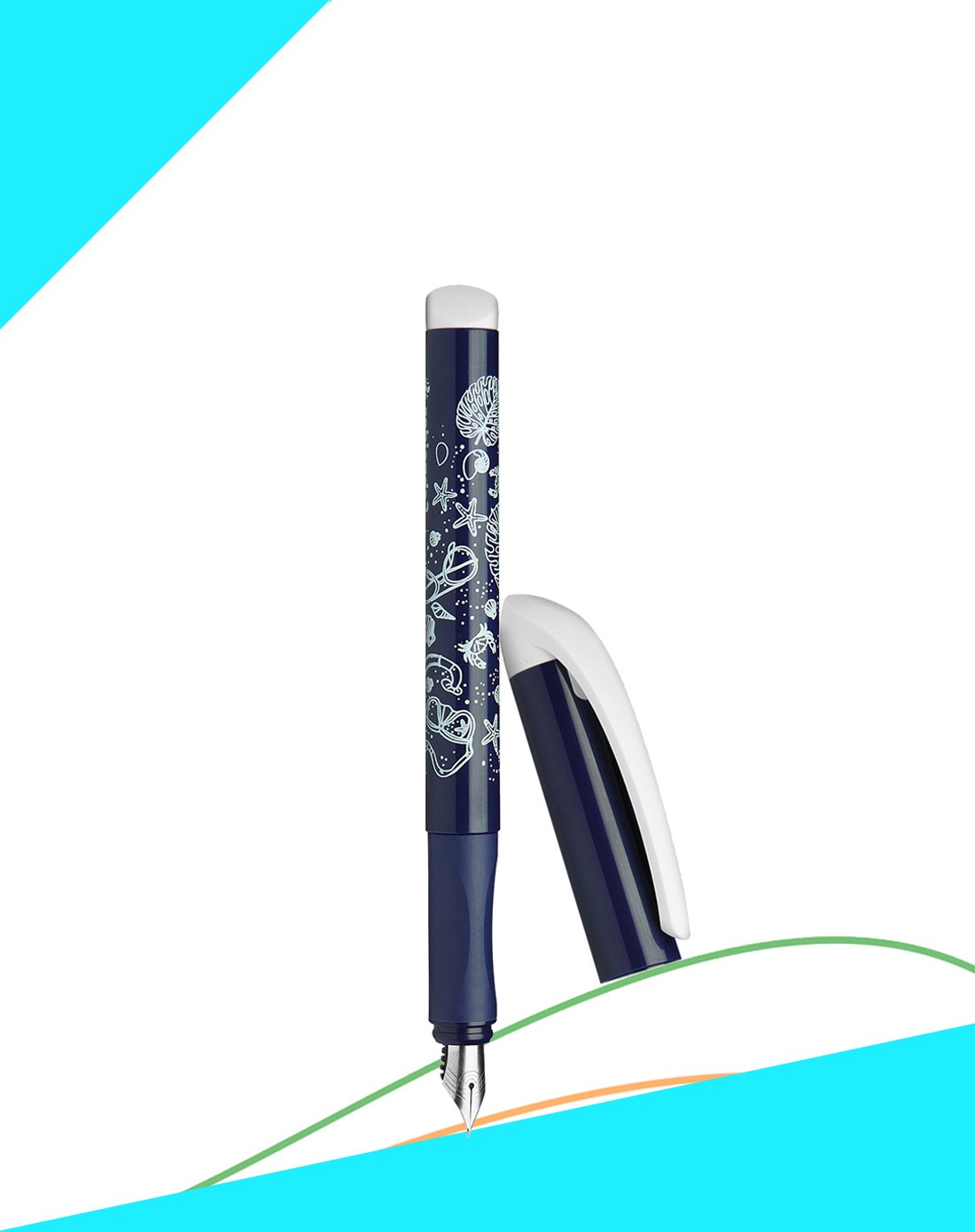 施耐德schneider笔专场-德国施耐德潜水钢笔赠迷你文具盒包装