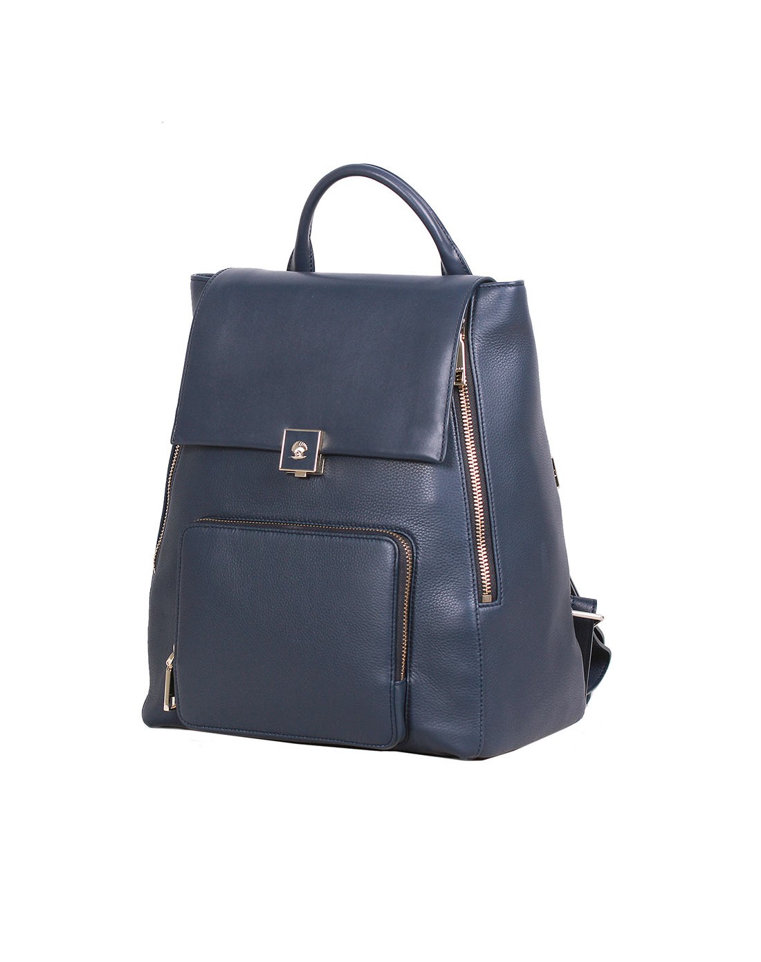 agatha海军蓝色英式双肩包