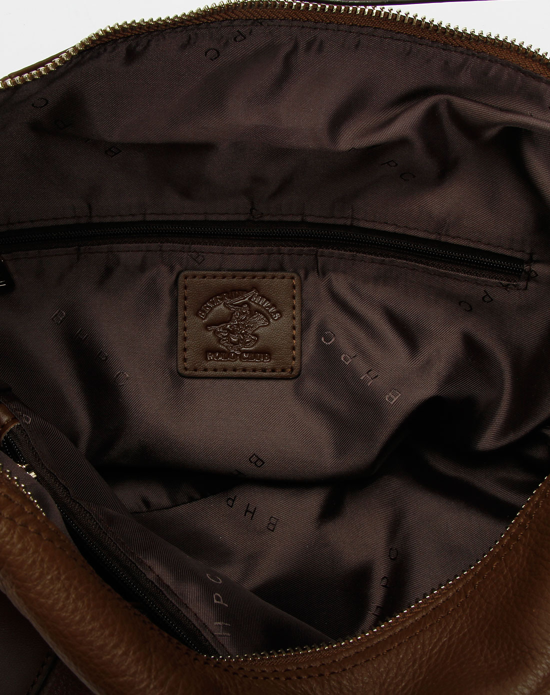 比华利保罗-女包专场-棕色时尚真皮手挽包