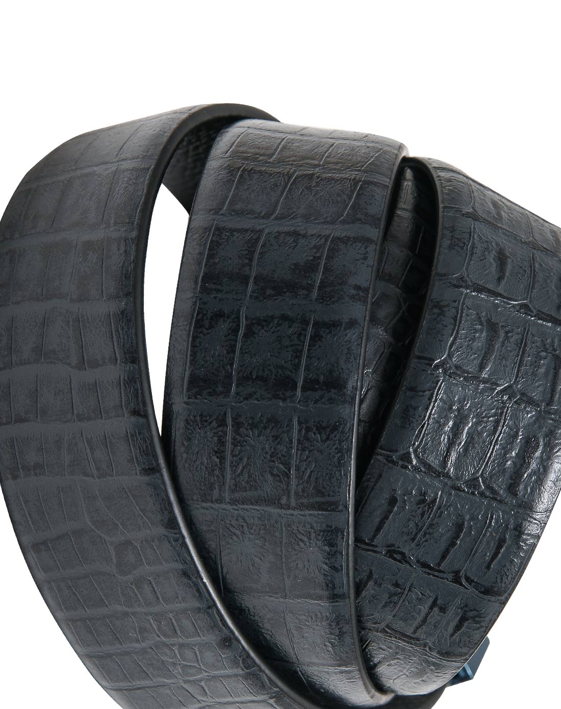 艾格森aigson & mt·mit皮具联合专场男士鳄鱼纹牛皮休闲商务皮带f203