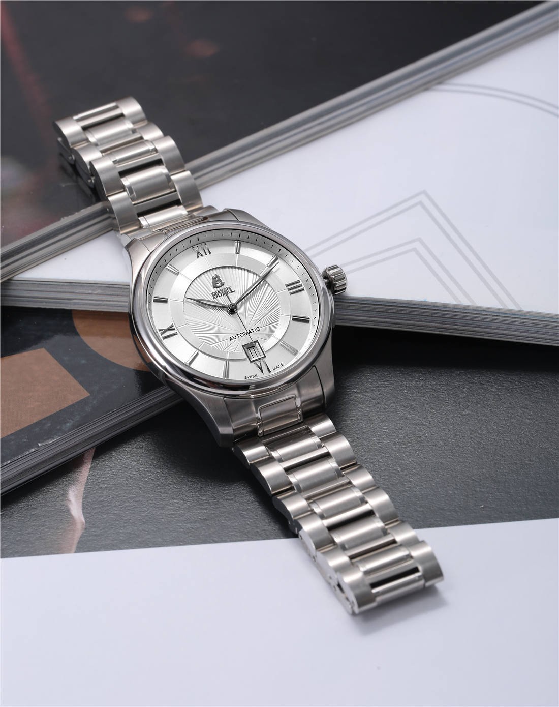 瑞士依波路ernest borelernest borel布拉克系列机械银色