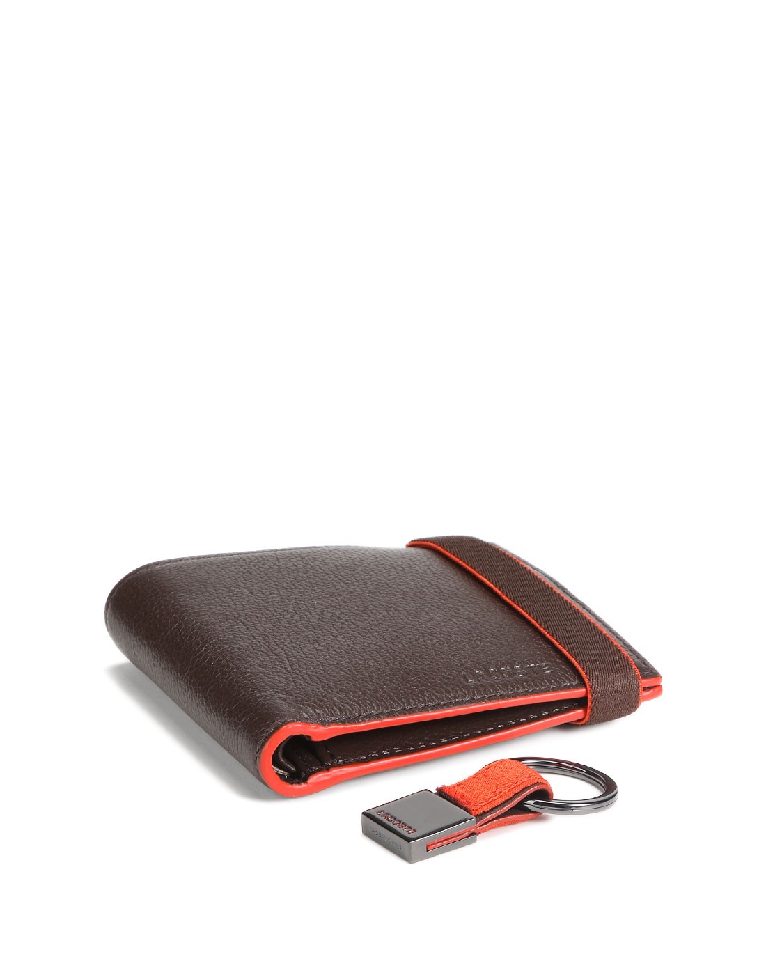 鳄鱼lacoste男女鞋包配件专场男款深啡色时尚经典钱包nh1007497h1