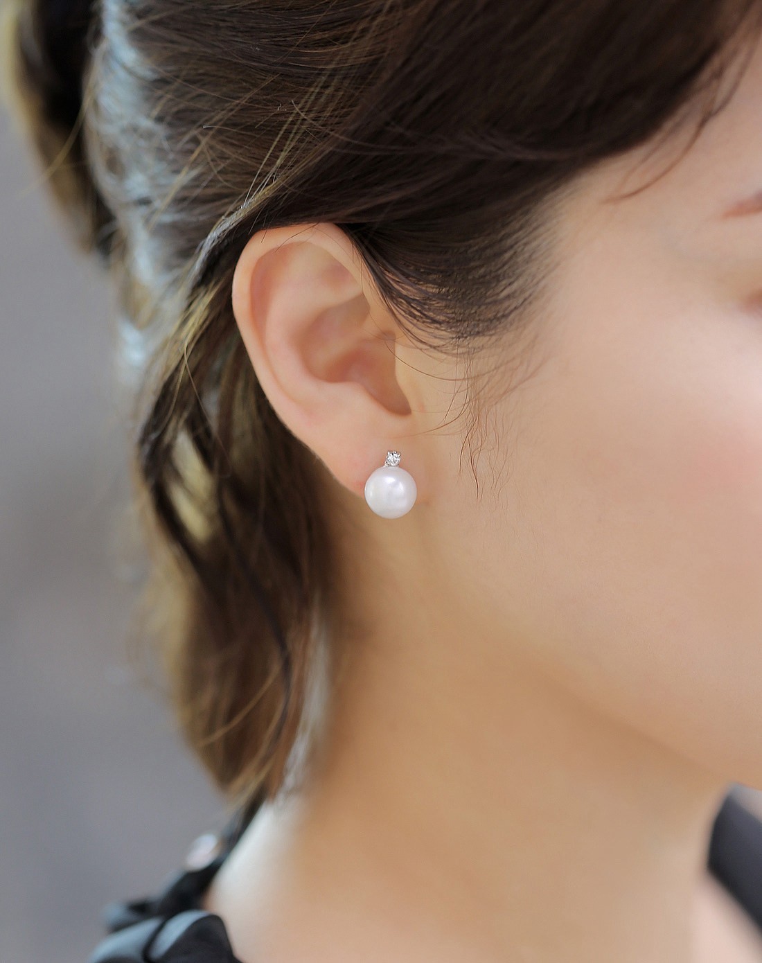 韩国进口[美女的诞生]珍珠典雅耳钉