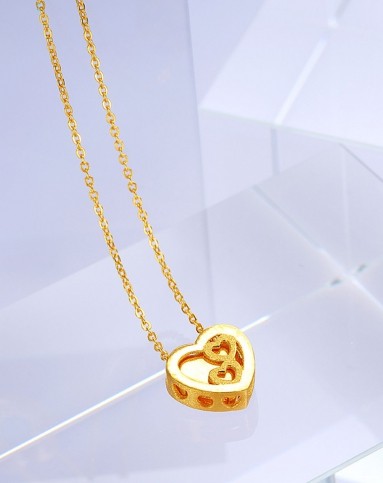 谢瑞麟tsl珠宝专场足金心型套链6克01tsl-yl502_唯品会