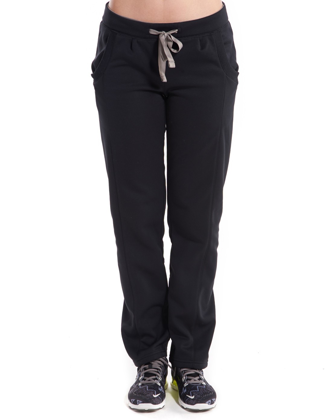 时尚休闲 女款黑色七分裤 运动休闲系列