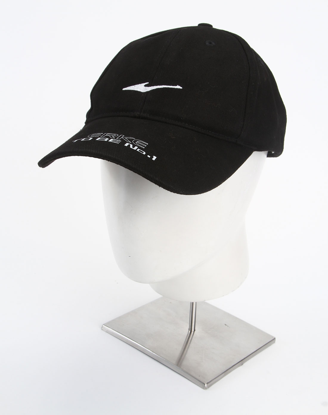 鸿星尔克erke女装专场-女款黑色时尚太阳帽