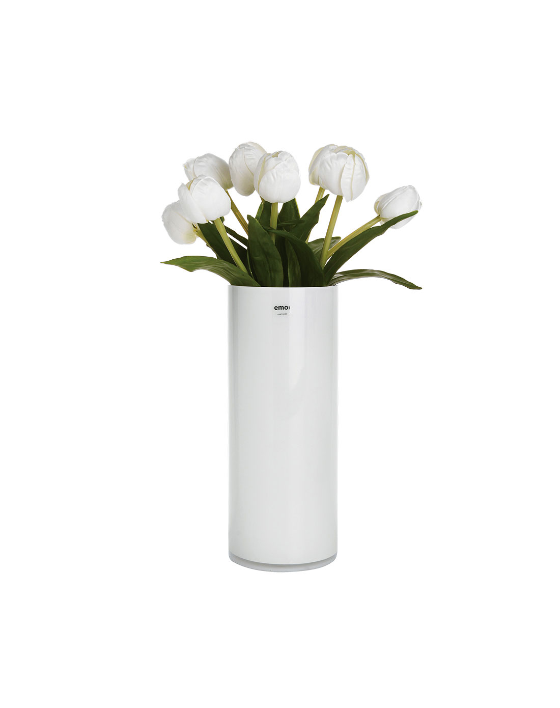 白色套瓷花瓶h:300mm