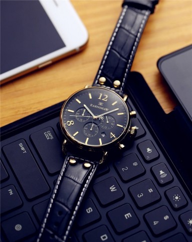 thomas earnshaw 侦察着系列三眼石英男表