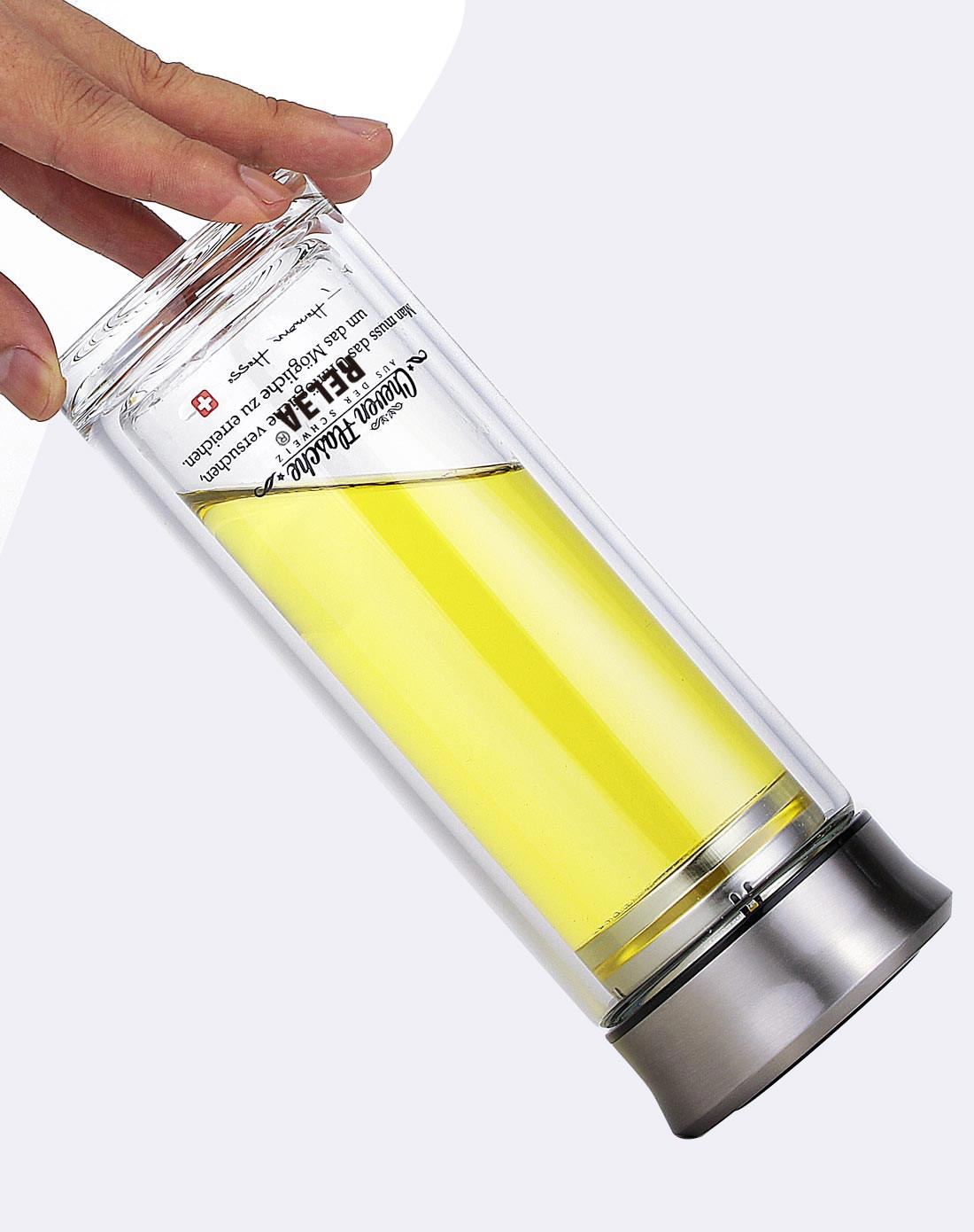 360ml单头绅士玻璃饮水杯 坦诚款