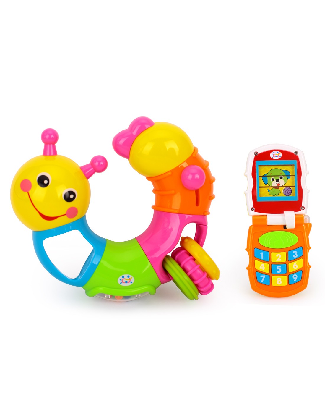 汇乐高品质婴幼儿玩具专场直发货(混合)【组合】音乐手机可爱小虫子