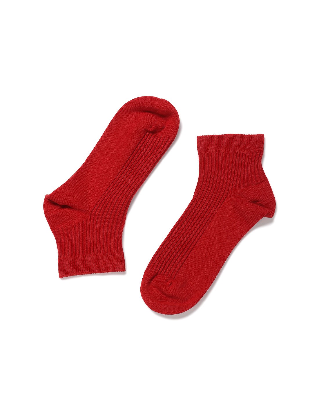 shine love女士深红色简约时尚袜子