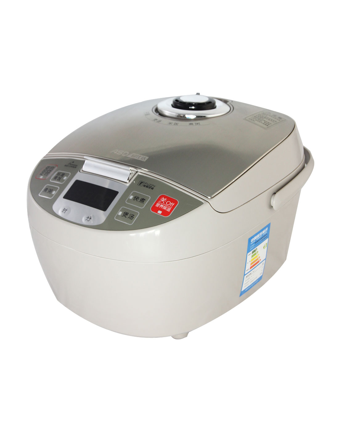 银/白色电饭煲5l