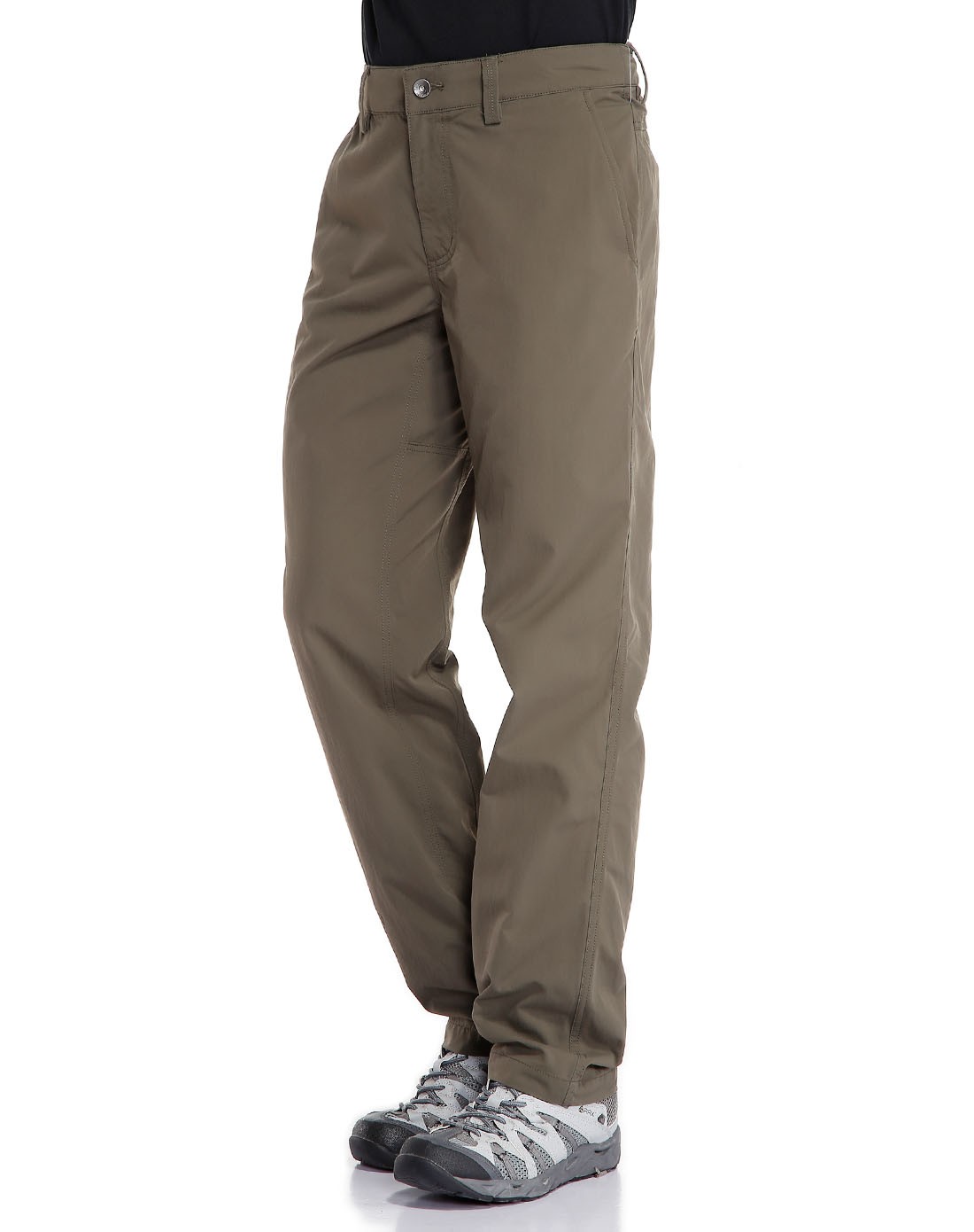 柔软快干 男款深橄榄色长裤 舒适耐穿