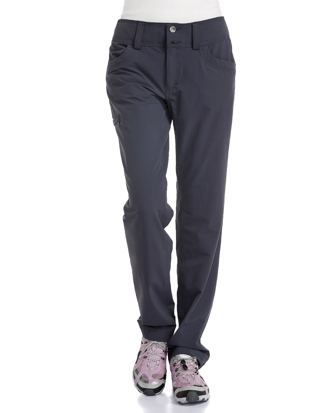 速干防晒 女款铁灰色长裤 户外运动