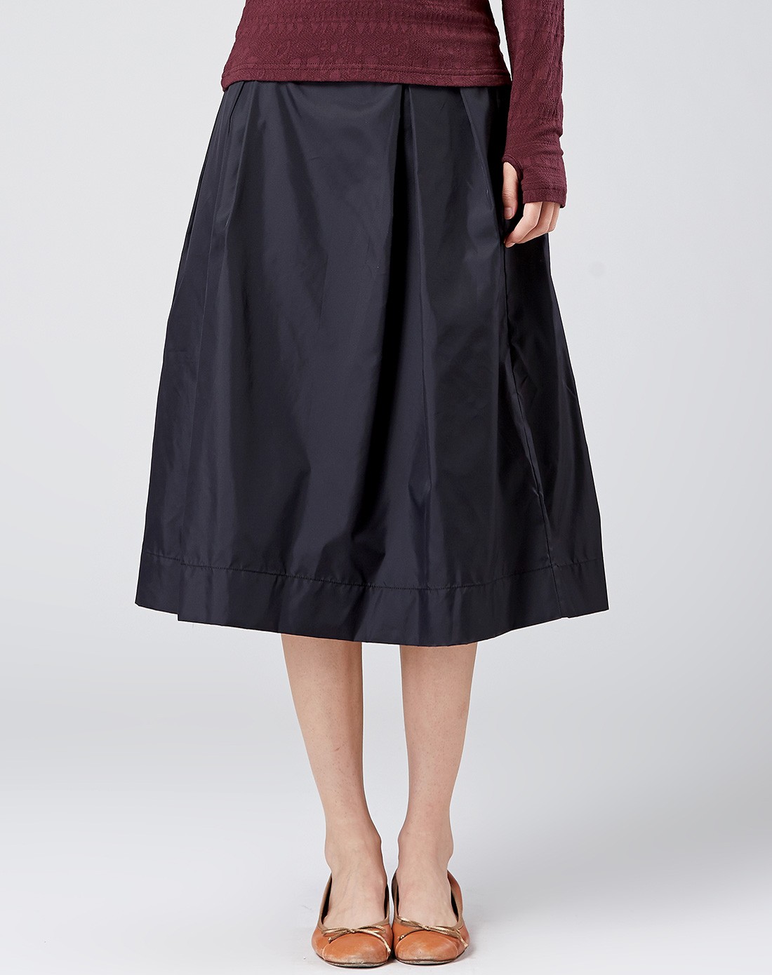 尼龙经典半身裙