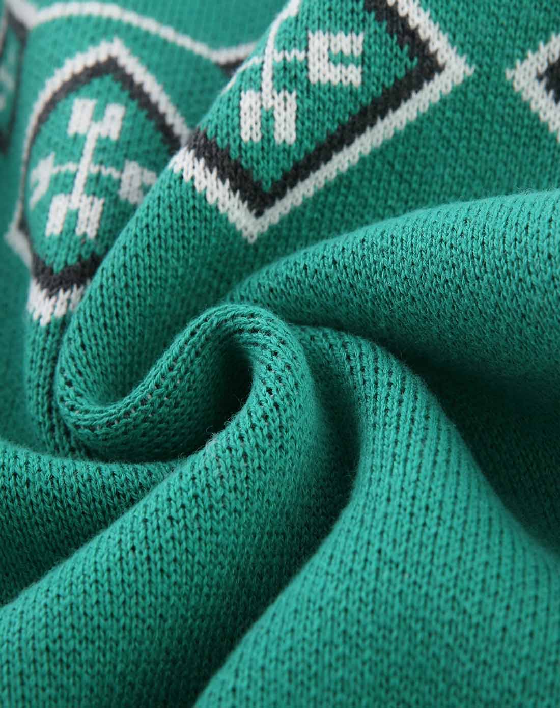 男童松柏绿毛衫