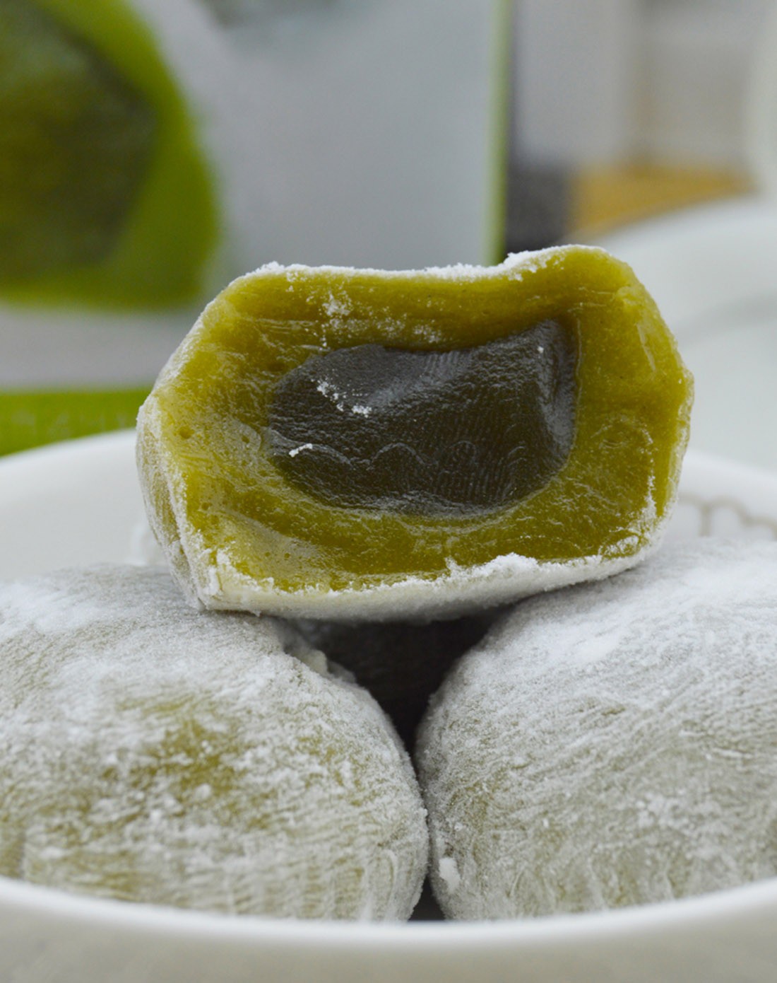 【台湾进口】雪之恋和风大福麻薯糕点(抹茶味)210g