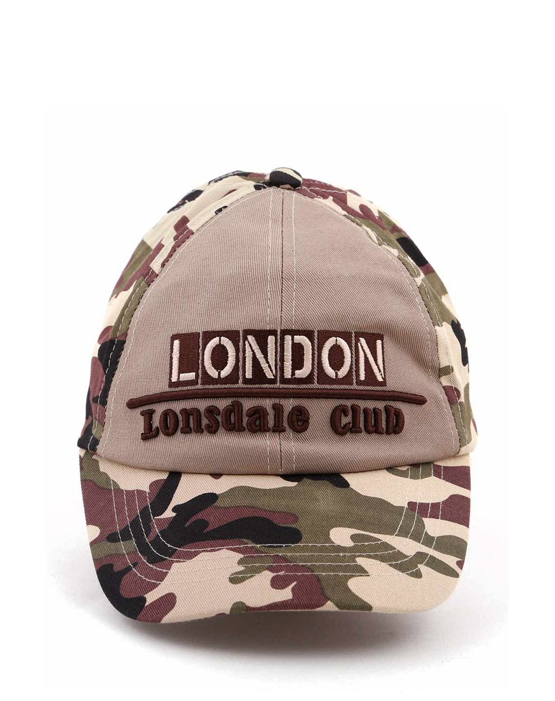 英国户外时尚龙狮戴尔lonsdale亲肤柔软 中性迷彩鸭舌帽 活力百搭