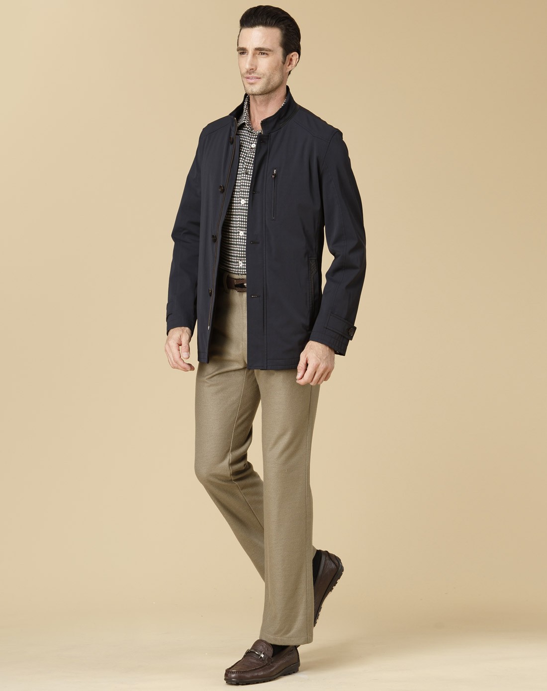 莱克代尔黑色经典百搭商务便装