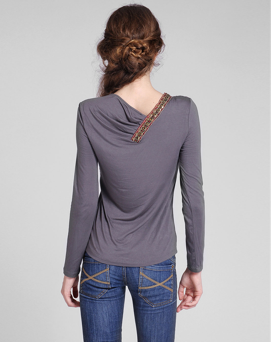 silence feel 女式长袖t恤衫