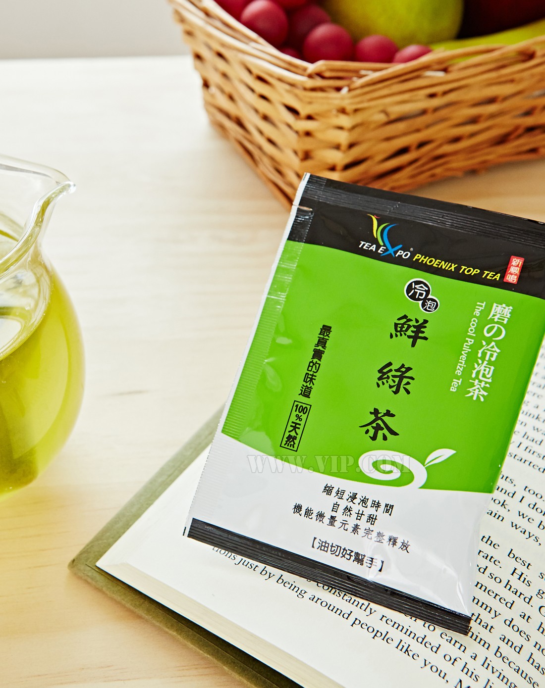 【用喝的享瘦】台湾冷泡茶-鲜绿茶30包