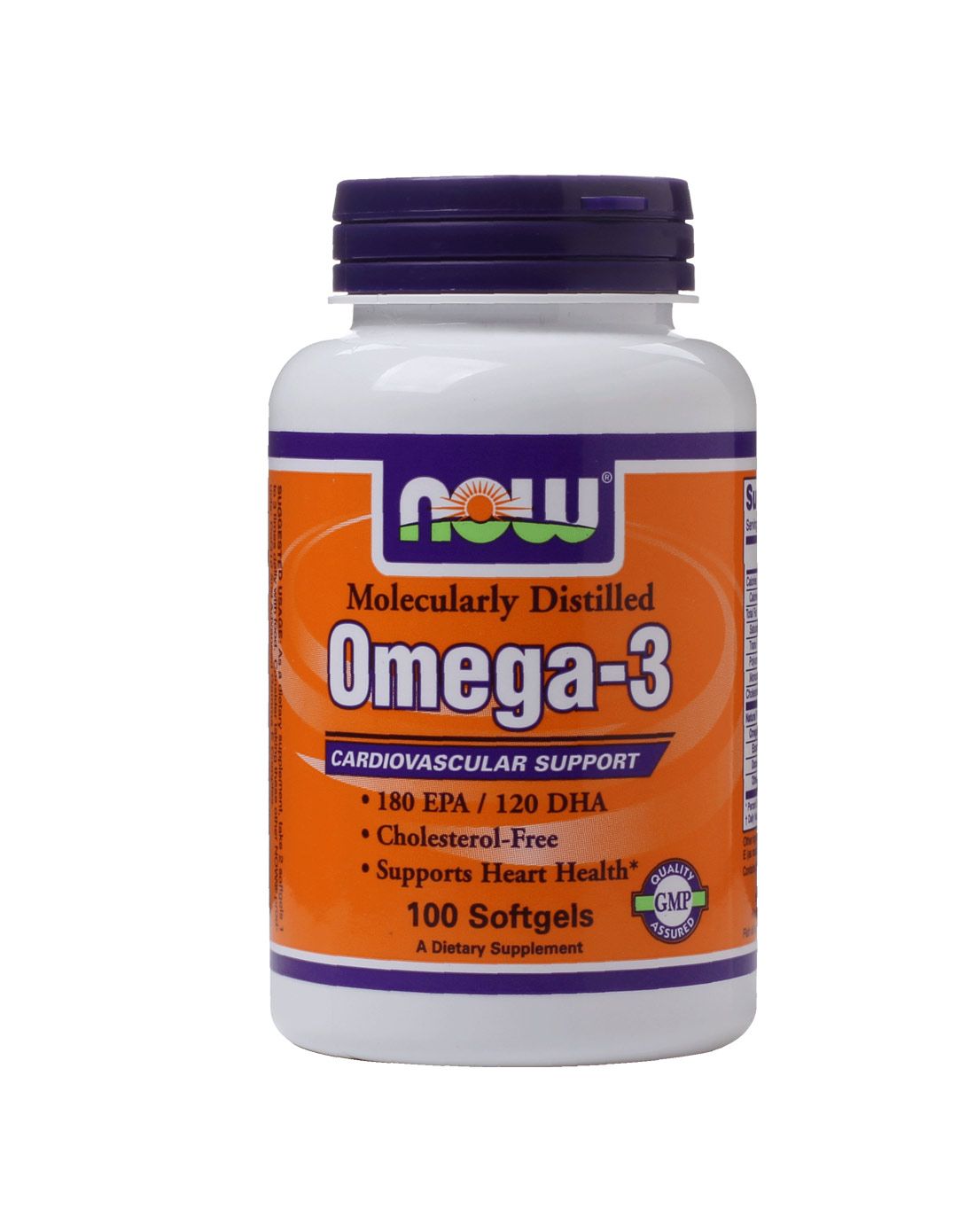 > now foods 欧米伽-3深海鱼油软胶囊100粒