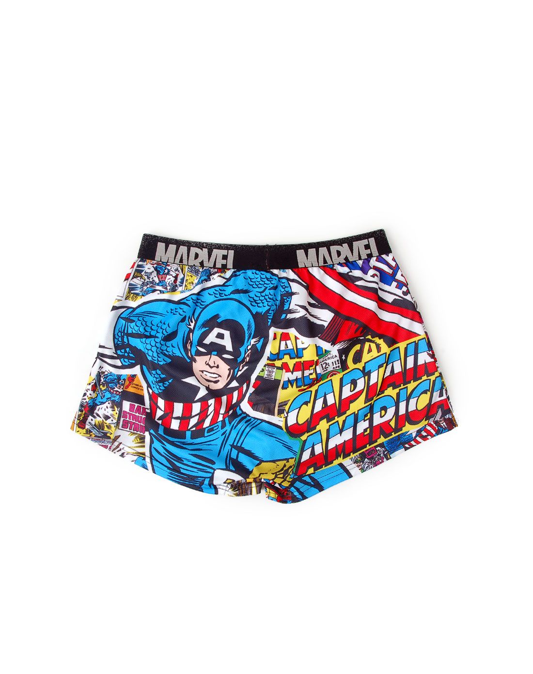 > 漫威钢铁侠&美国队长男士沙滩内裤
