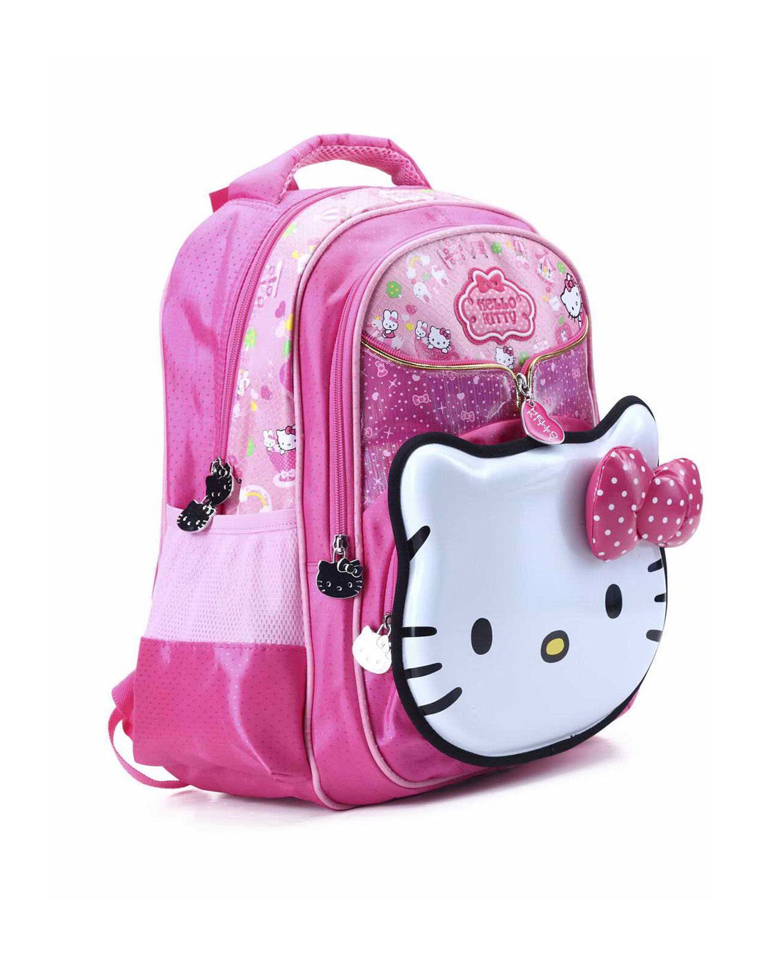 hello kitty女童桃红色书包