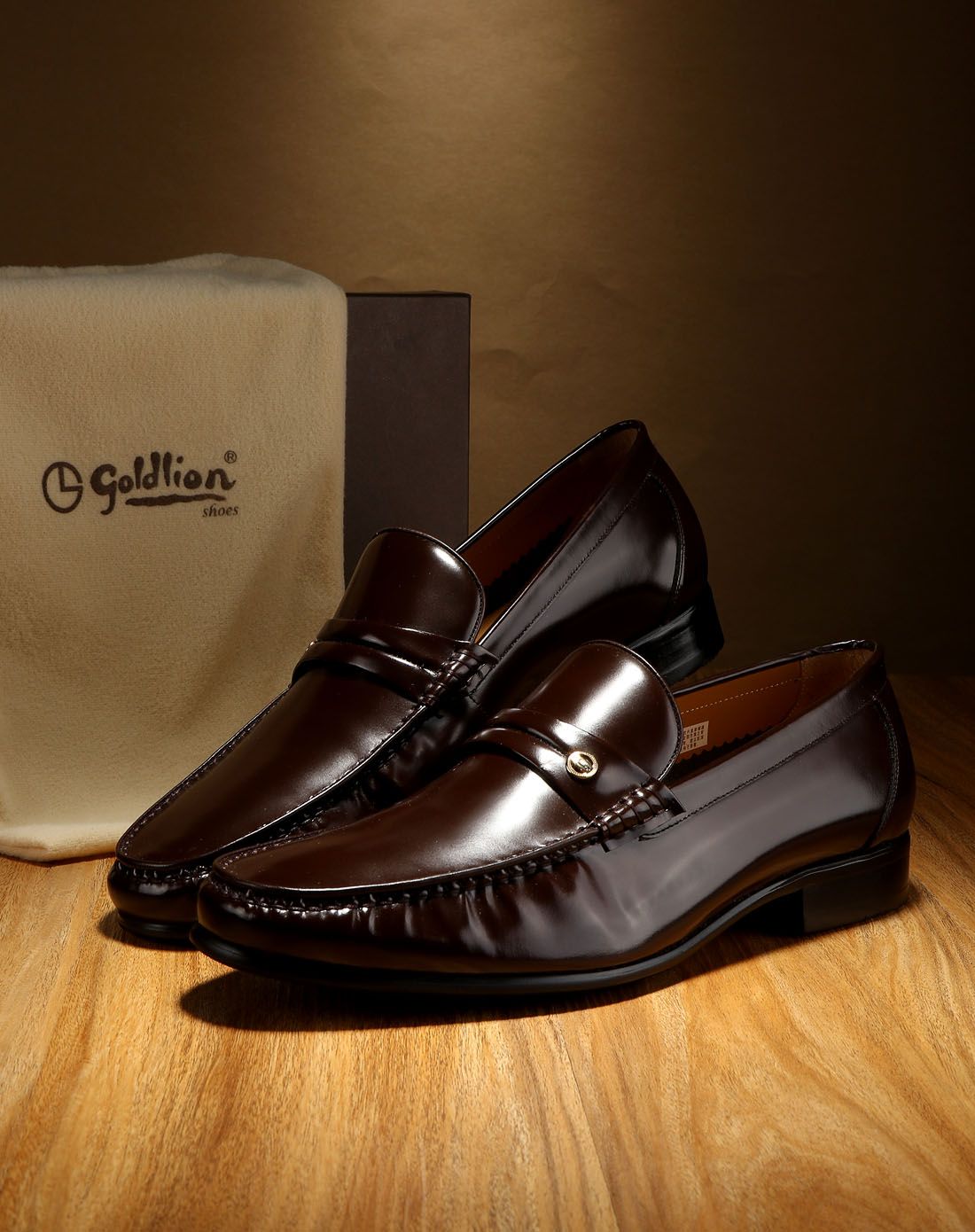 深棕色牛皮典雅时尚绅士皮鞋