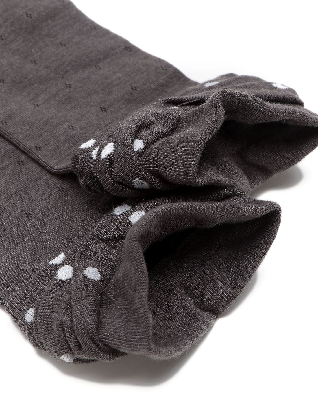 imi女士深灰色时尚百搭蝴蝶结袜子