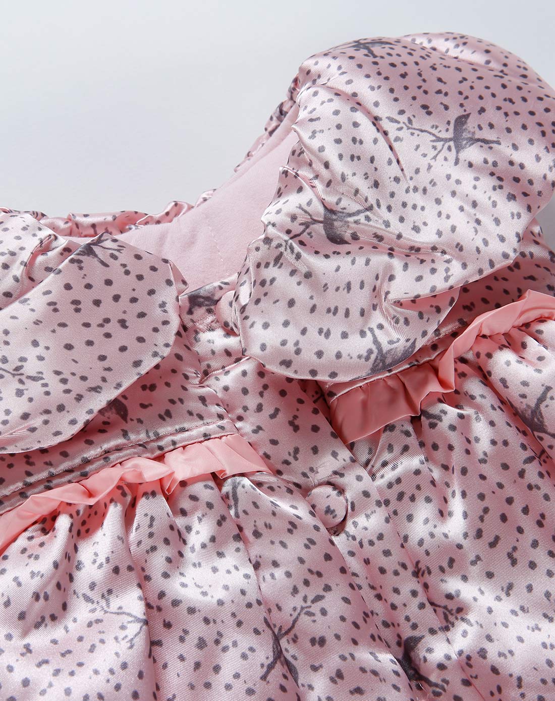 女童淡洋红色可爱棉背心