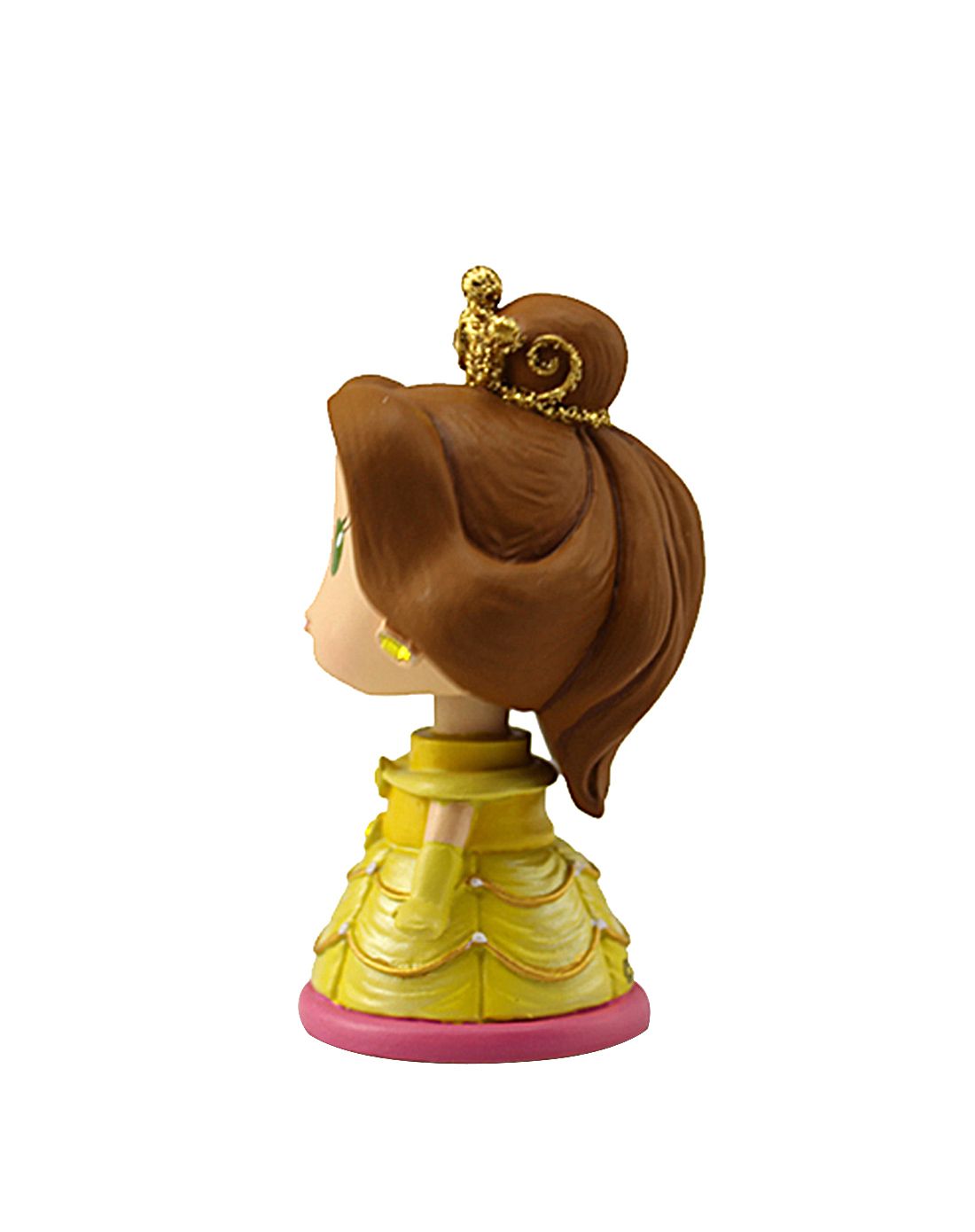 迪士尼卡通玩具专场直发货(混合) 正版迪士尼q版贝尔摇头fig公仔 