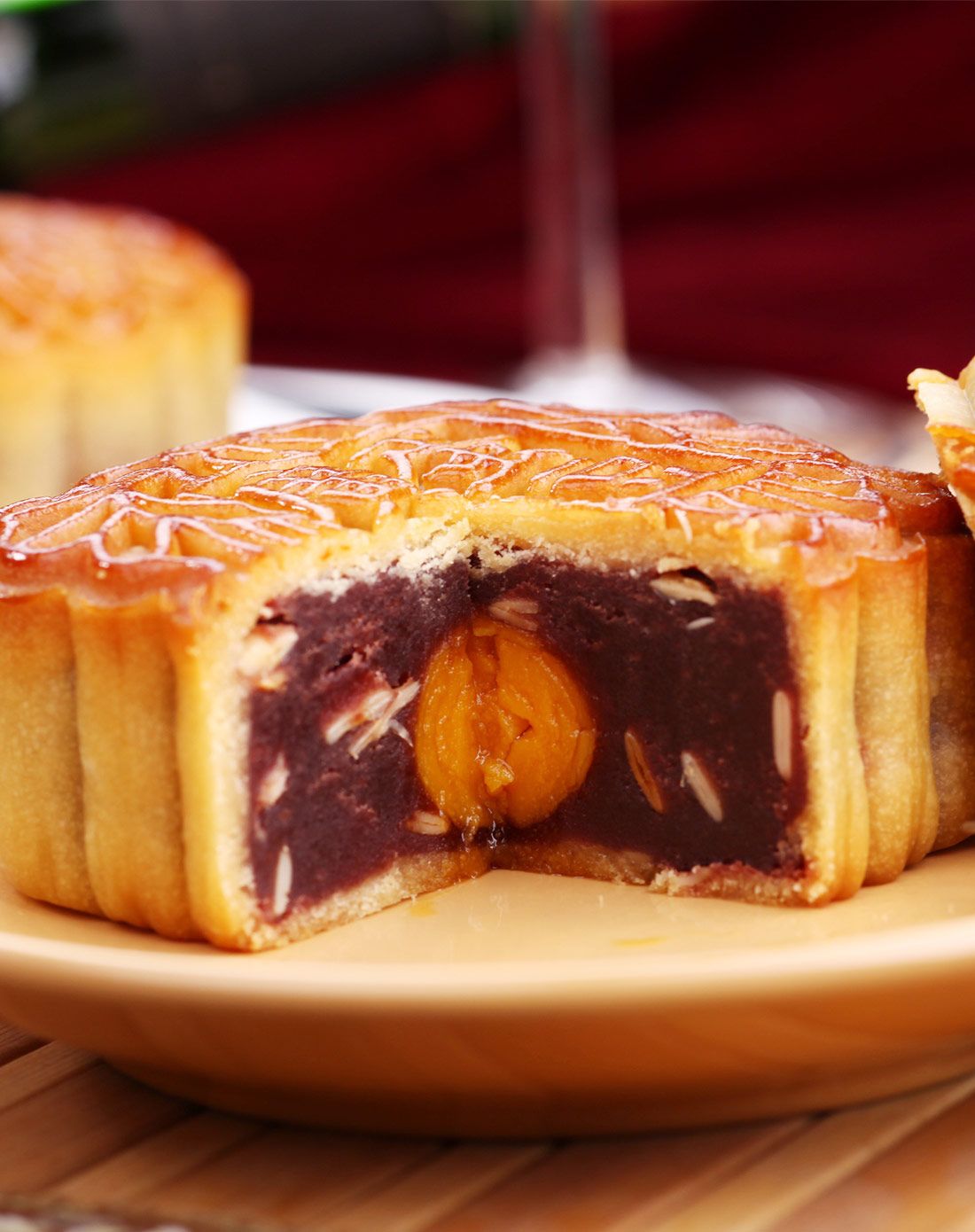 广州酒家中秋月饼专场直发货()利口福 蛋黄果仁红豆沙月饼750gggz786_