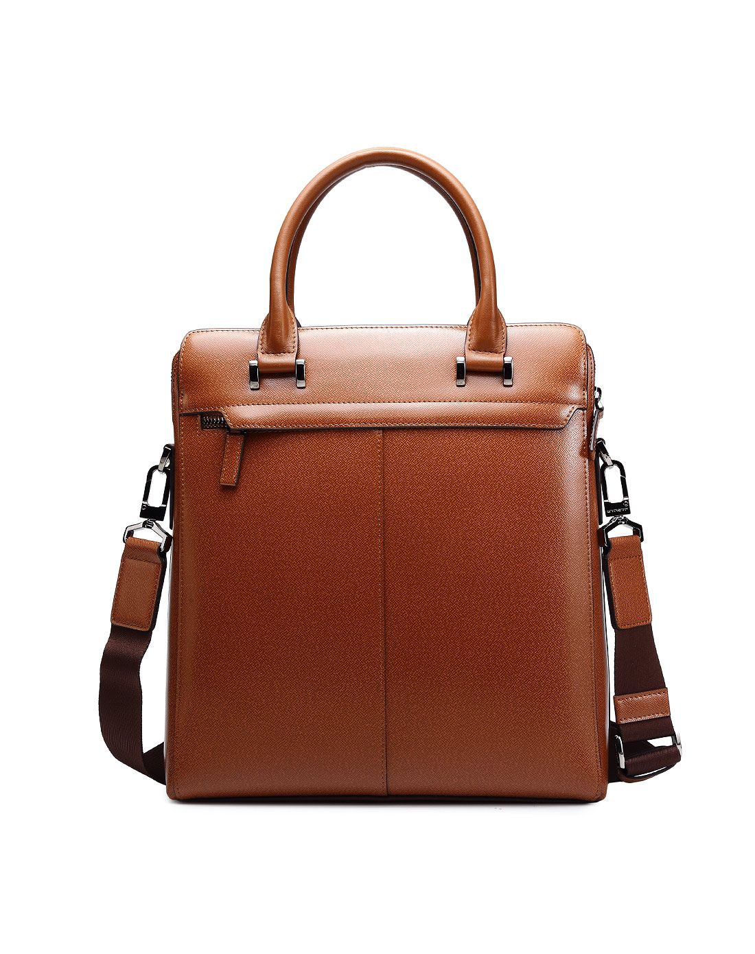 捷豹jaguar&dv皮具jaguar 男款棕色牛皮手拎袋jm1103703114_唯品会