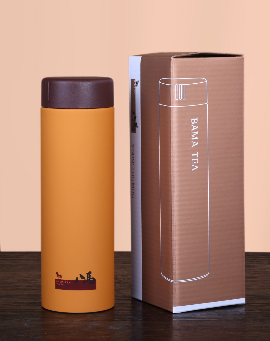 八马不锈钢保温杯260ml