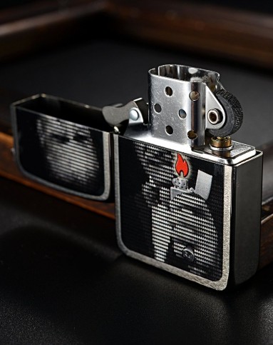 芝宝zippo打火机专场1941复刻 创始人-马赛克 拉丝沙子28452_唯品会