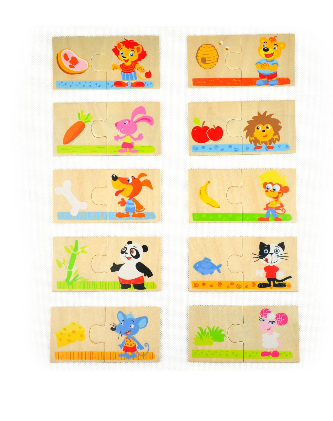 特宝儿动物找食物配对游戏