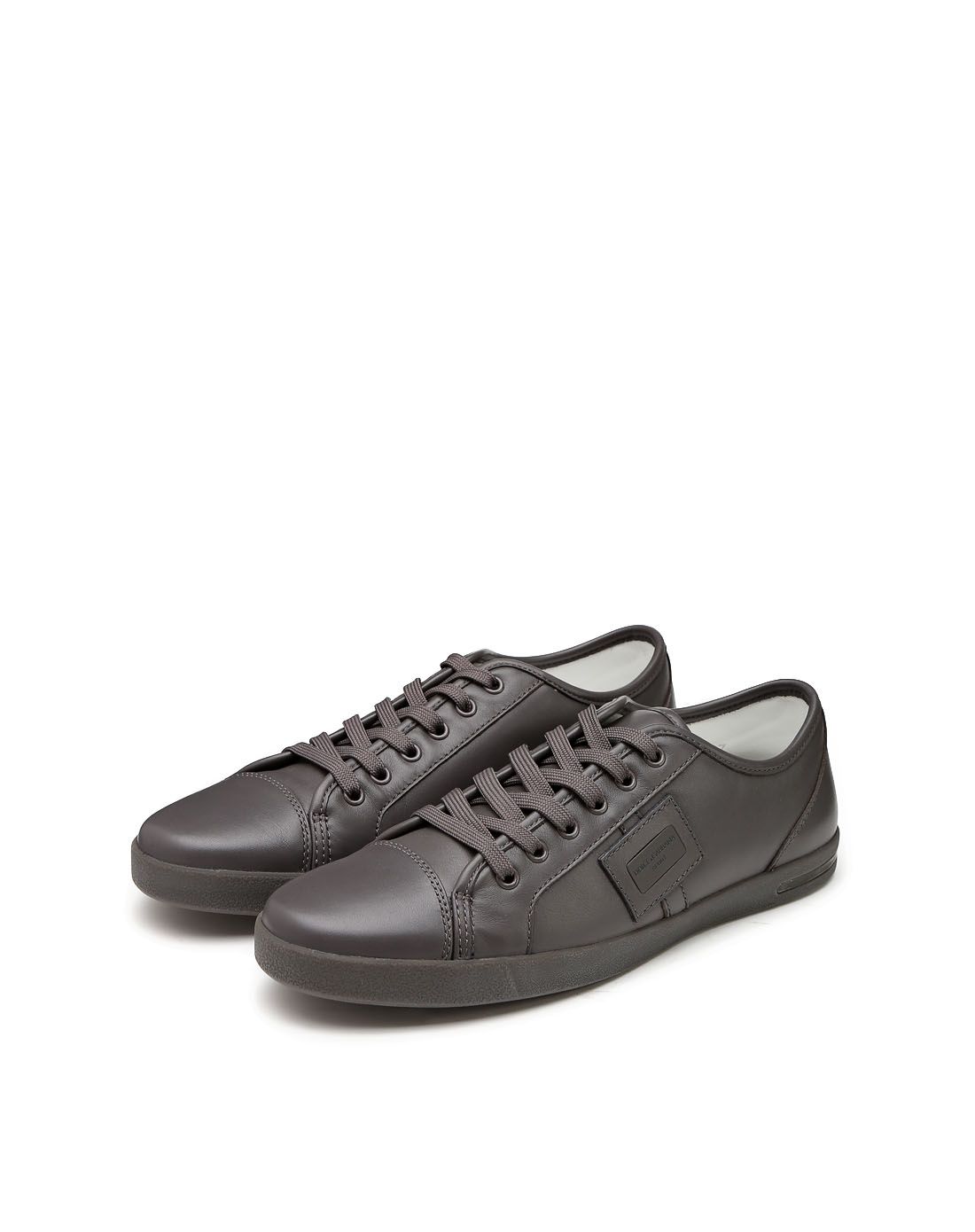 > dolce&gabbana男款灰色简约舒适系带休闲鞋