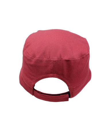 舒适纯棉 中性童款枣红色休闲帽