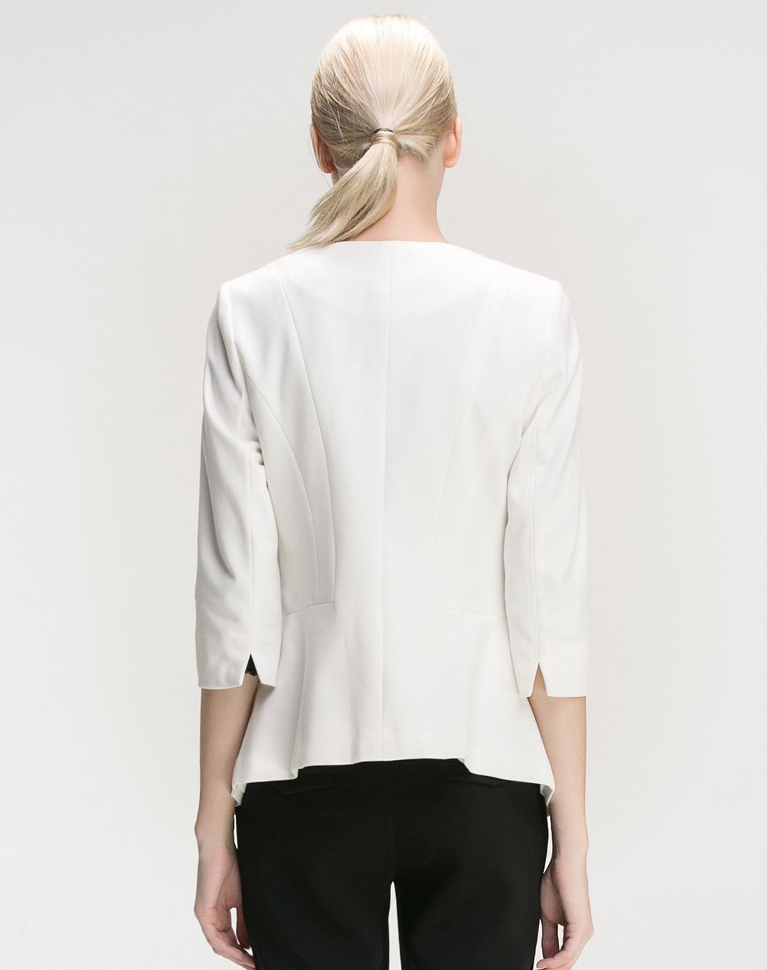 似水年华similar years of water白色韩版v领外套512221w166_唯品会