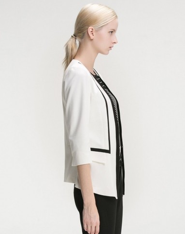 似水年华similar years of water白色韩版v领外套512221w166_唯品会