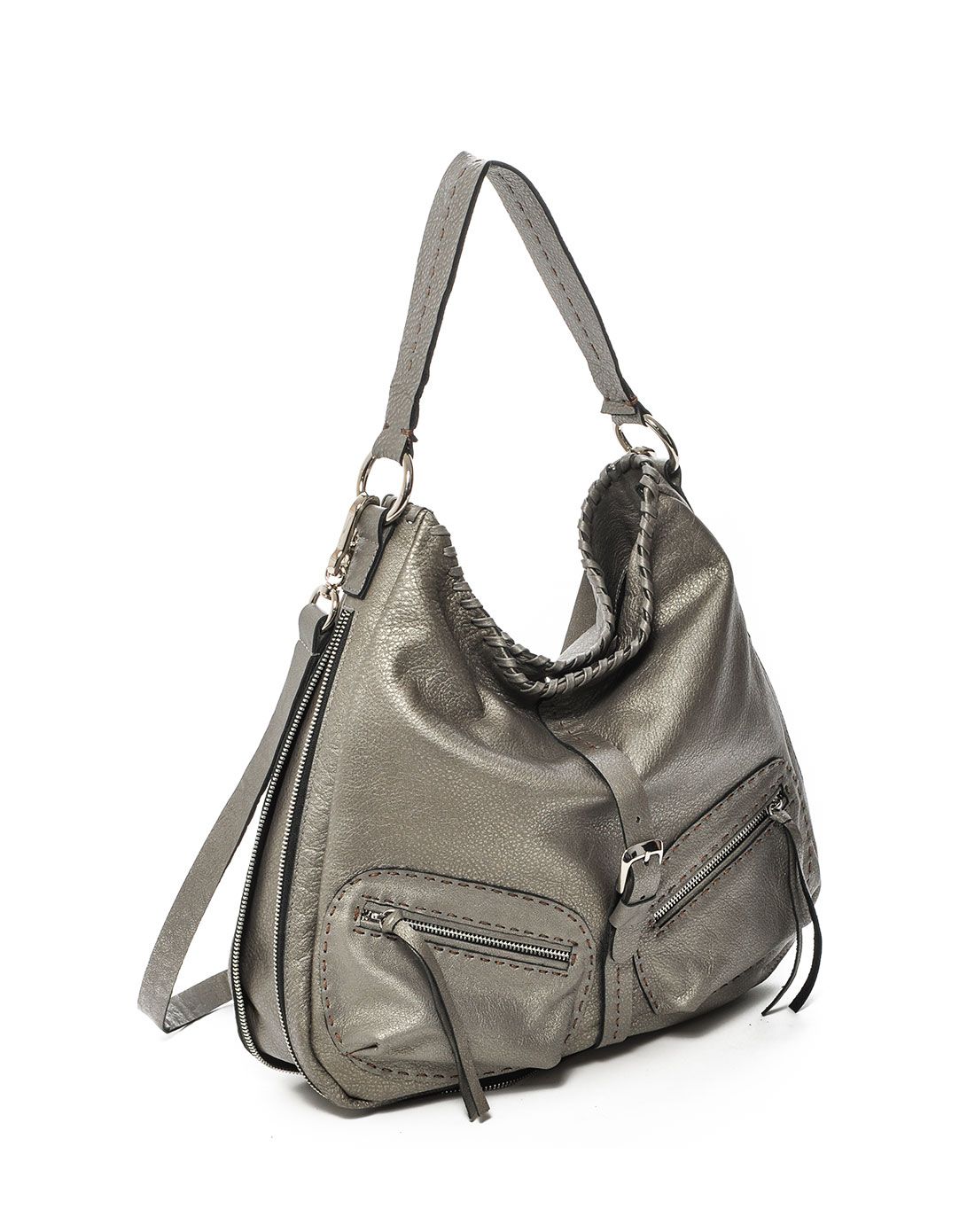 carla mancini包包专场 > carla mancini 枪色时尚简约休闲手提包