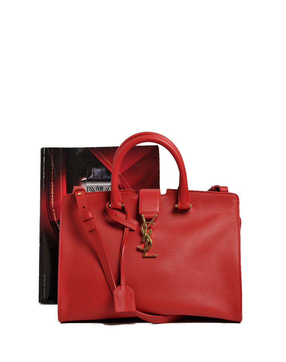 saint laurent包包及配件专场ysl 女士红色牛皮经典手提包394461-j50j